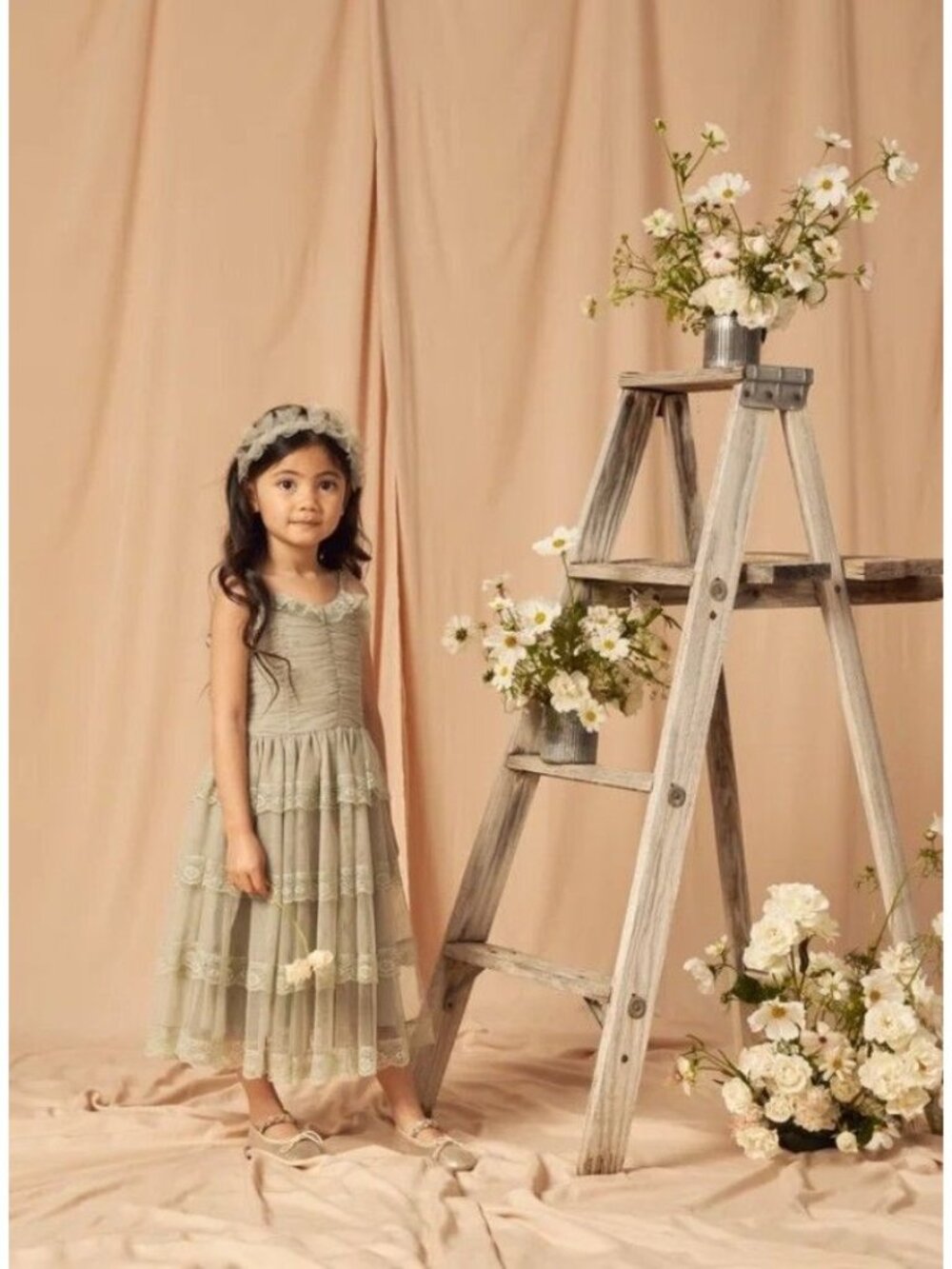 Noralee Sage Green Audrey Dress Girls Size 2T NWT Party Wedding Riley + Cru NWT